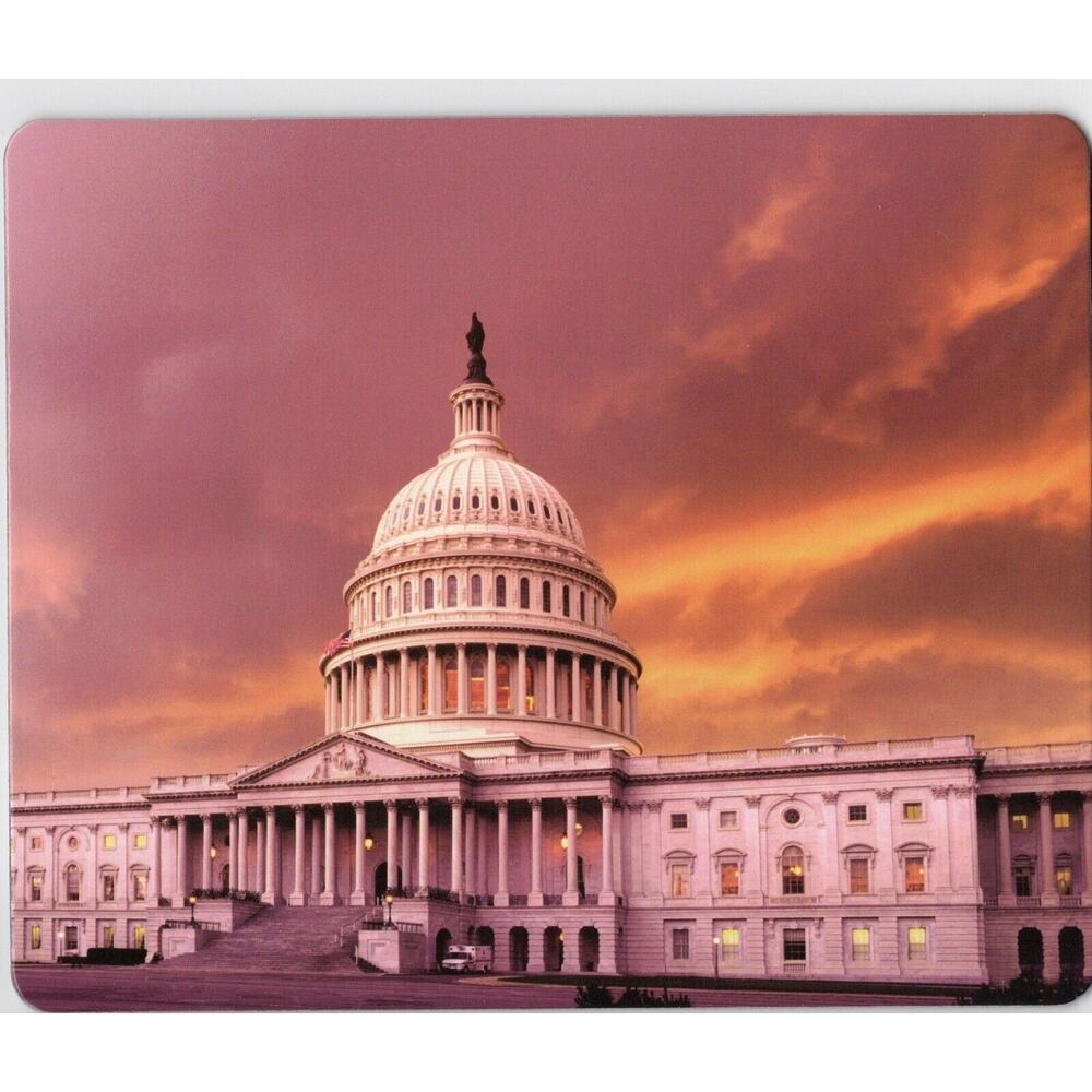 Mousepad • Sunrise Over United States Capitol Washington D.C • Actual Photo